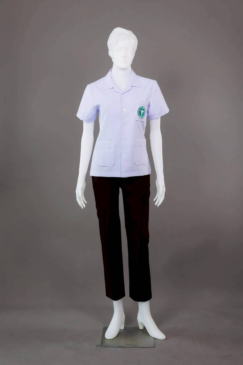 เสื้ออนามัยคอฮาวาย แบบที่ 3