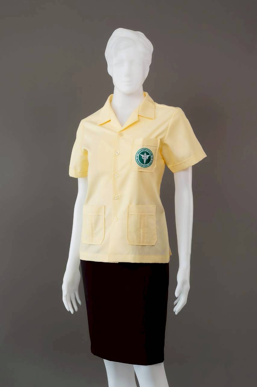 เสื้ออนามัยคอฮาวาย แบบที่ 4